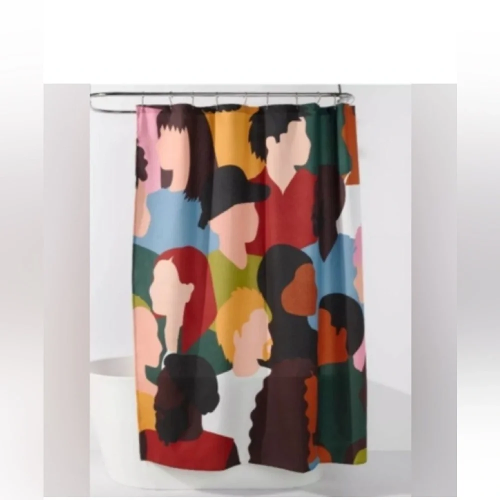 Room Essentials Multicolor Shower Curtain